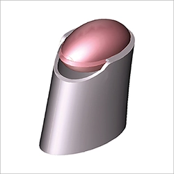 3D render of float box showing form and lid before production